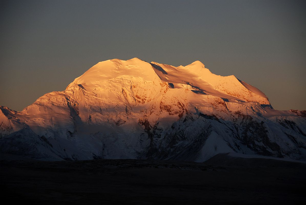 12 Sunrise On Gang Benchen From Shishapangma North Base Camp Sunrise on Gang Benchen from Shishapangma North Chinese Base Camp.